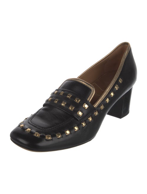 Tory Burch Leather Studded Accents Pumps