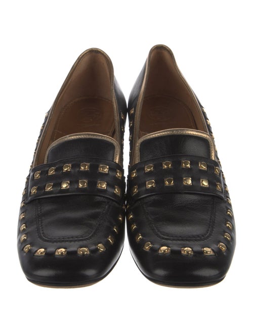 Tory Burch Leather Studded Accents Pumps