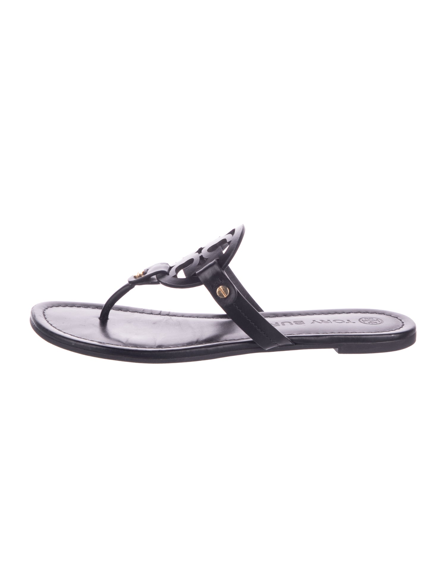 Tory Burch Leather Flip Flops