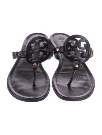 Tory Burch Leather Flip Flops