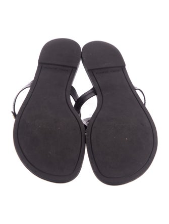 Tory Burch Leather Flip Flops
