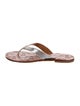 Tory Burch Leather Flip Flops