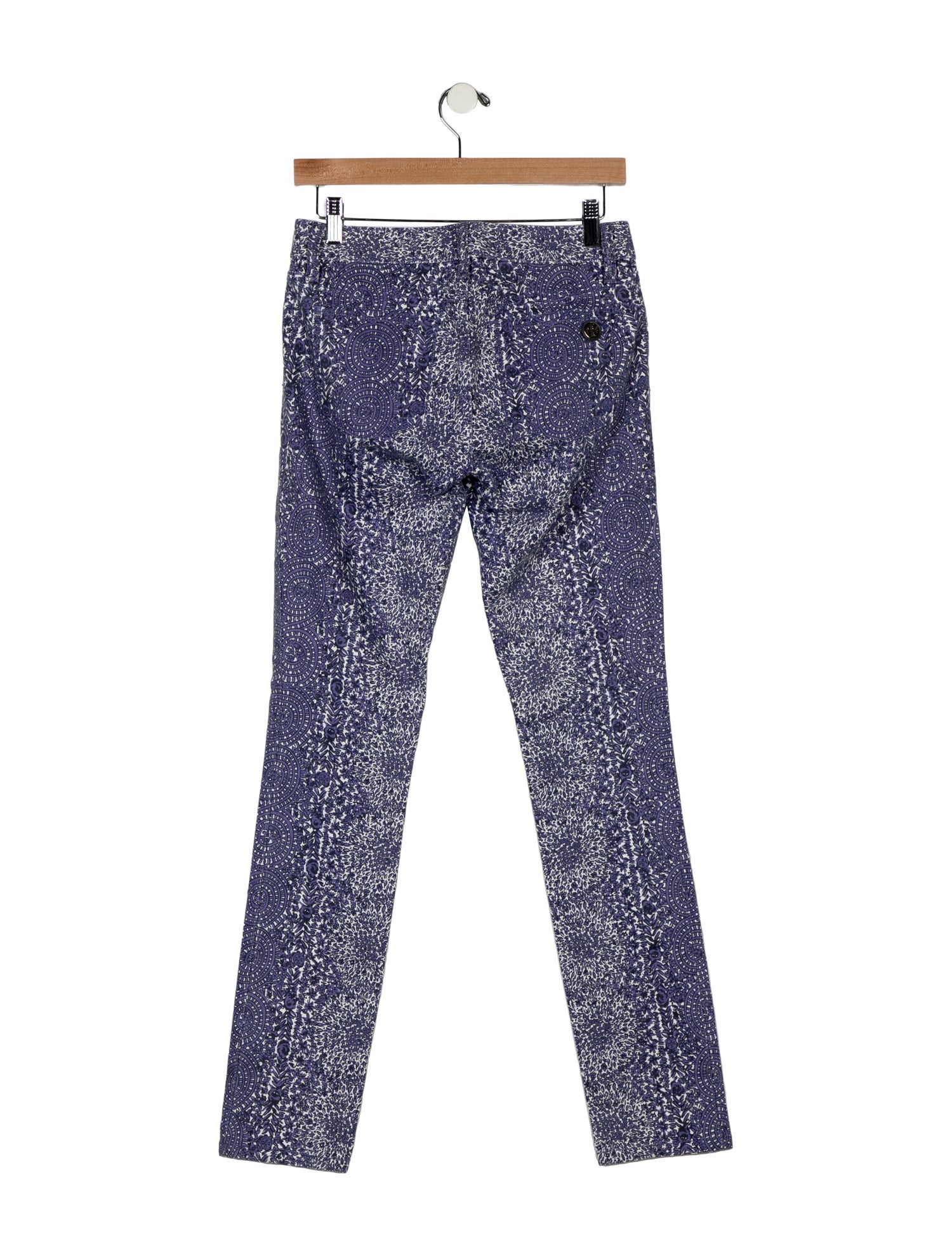 Tory Burch Mid-Rise Skinny Leg Jeans