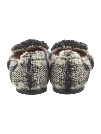 Tory Burch Tweed Printed Flats