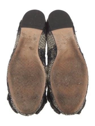 Tory Burch Tweed Printed Flats