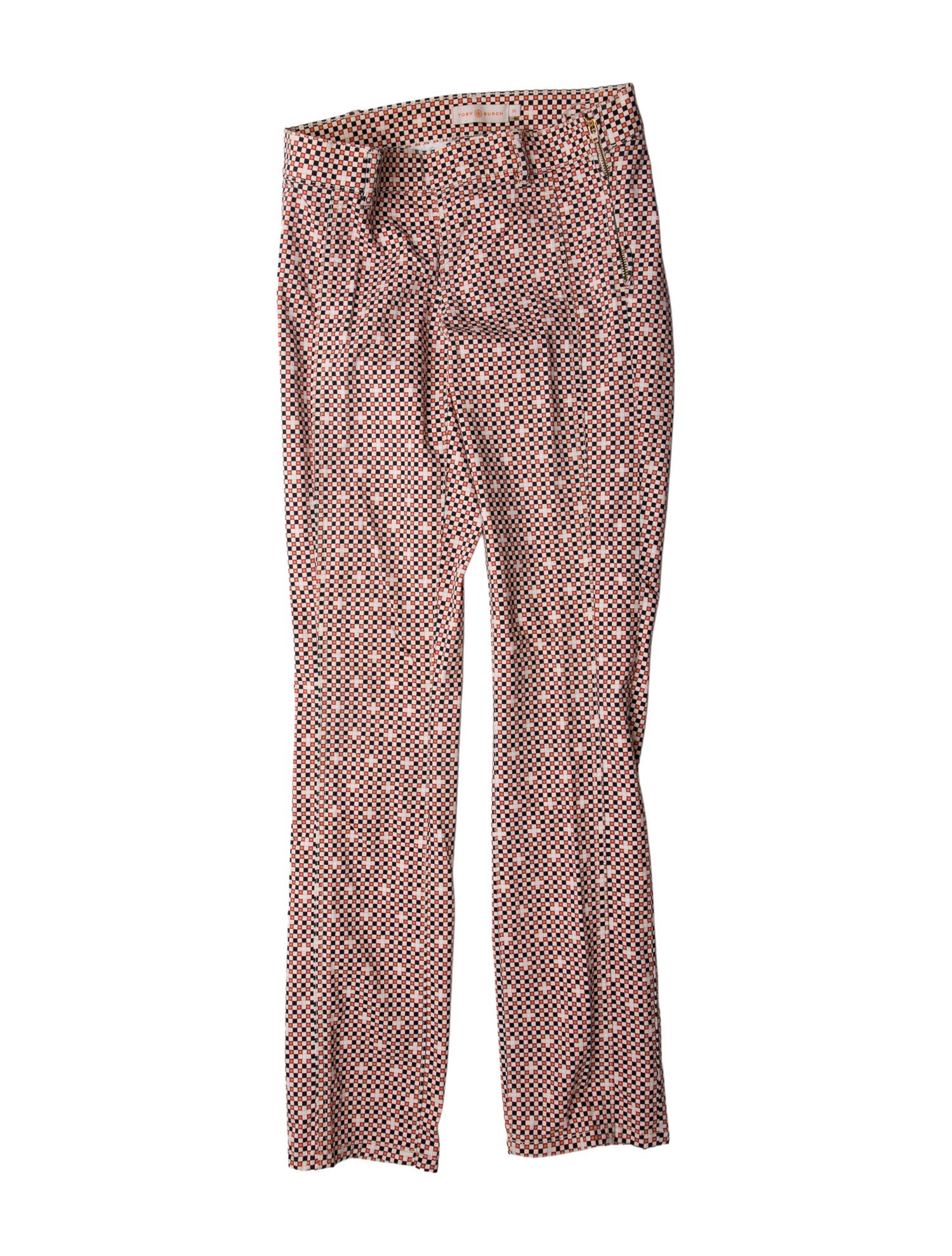 Tory Burch Printed Straight Leg Pants