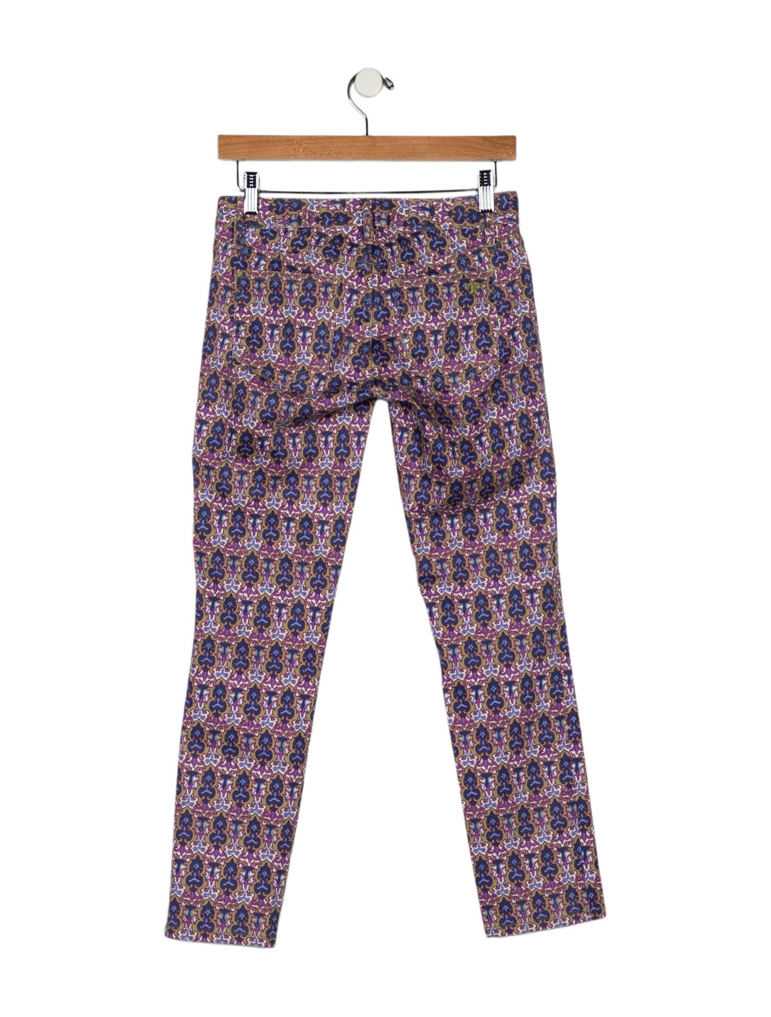 Tory Burch Mid-Rise Straight Leg Jeans