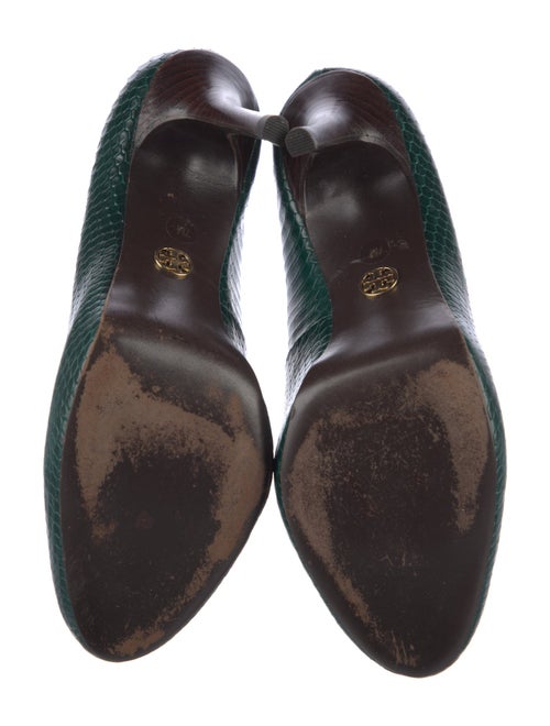 Tory Burch Embossed Leather Pumps