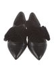 Tory Burch Leather Bow Accents Ballet Flats