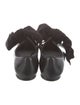 Tory Burch Leather Bow Accents Ballet Flats