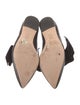 Tory Burch Leather Bow Accents Ballet Flats