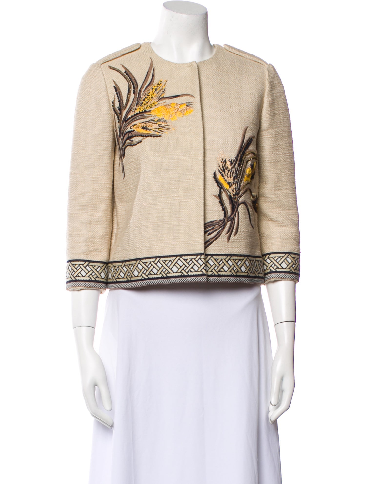Tory Burch Graphic Print Evening Jacket