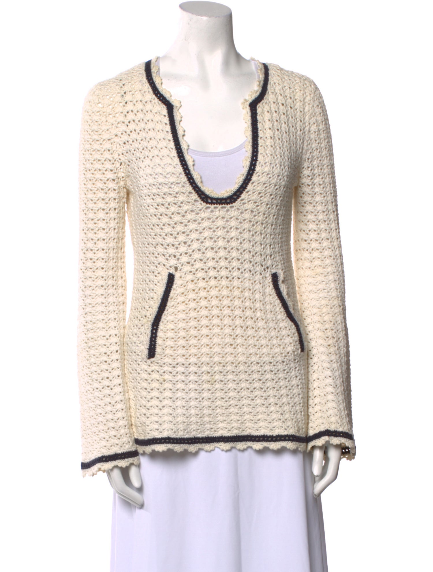 Tory Burch Scoop Neck Sweater