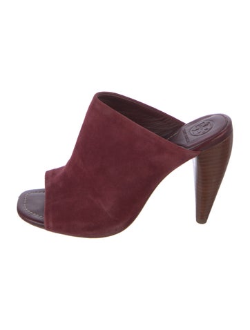 Tory Burch Sandals Suede Slides US 6.5 |