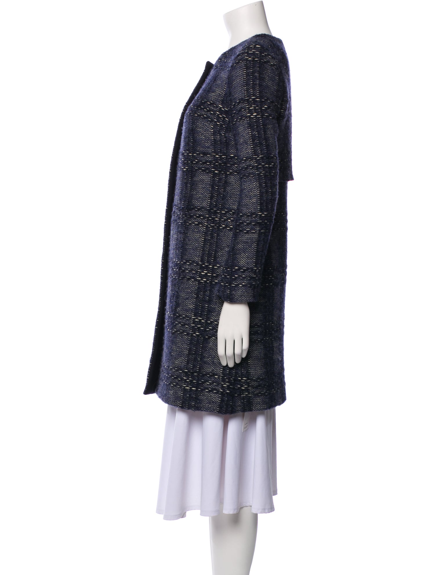 Tory Burch Tweed Pattern Coat