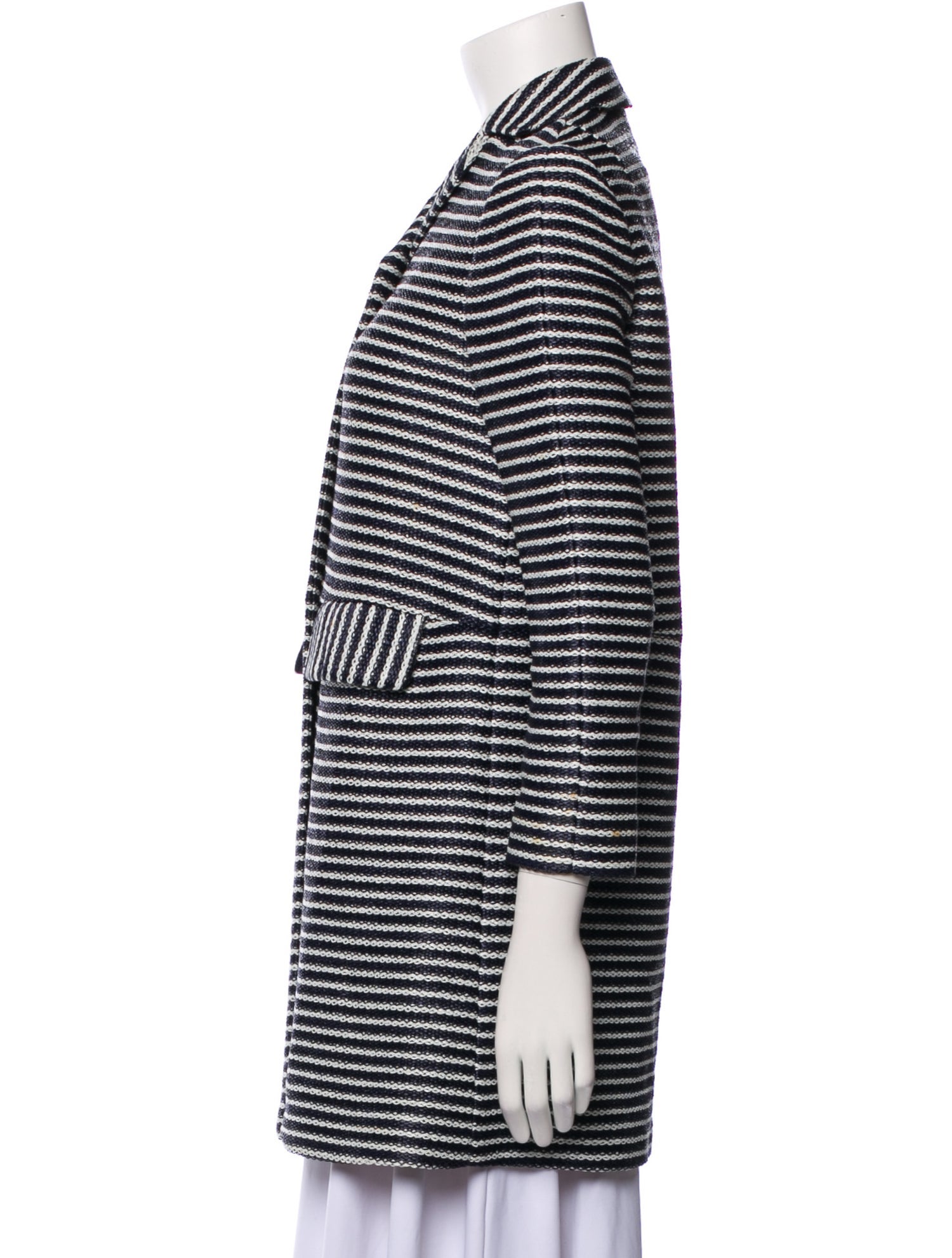 Tory Burch Striped Coat