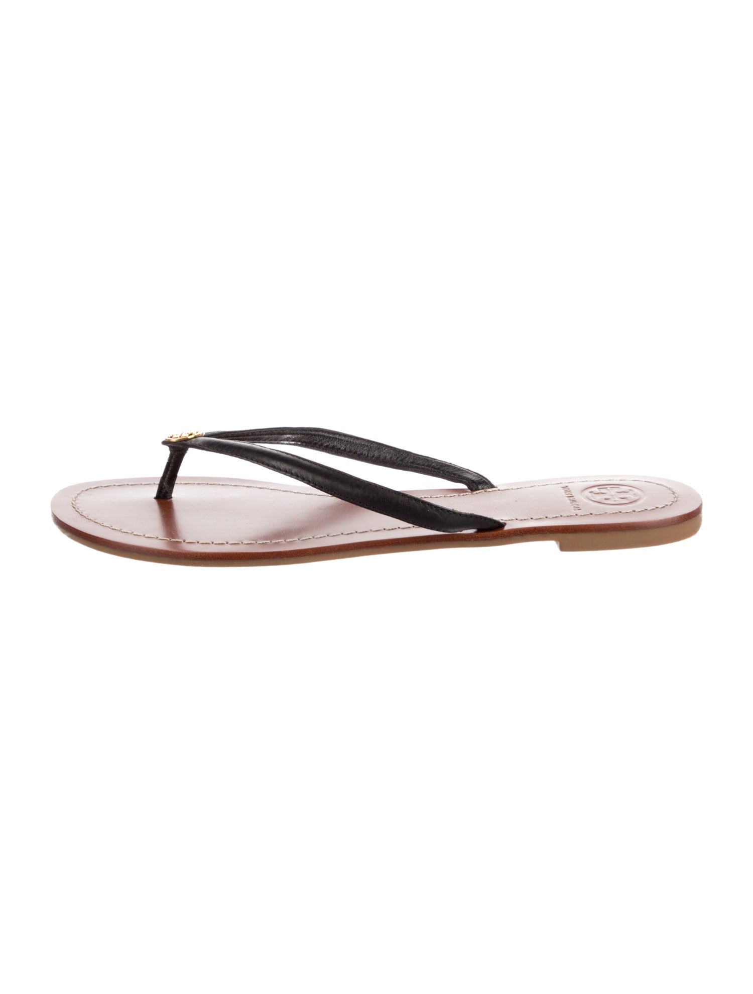 Tory Burch Leather Flip Flops