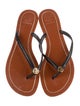 Tory Burch Leather Flip Flops