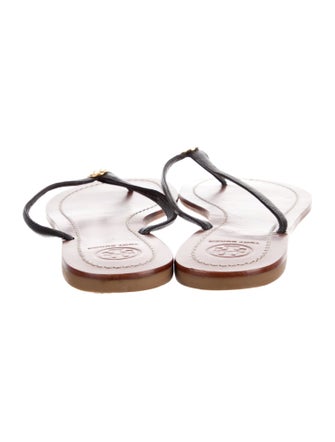 Tory Burch Leather Flip Flops