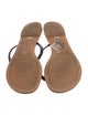 Tory Burch Leather Flip Flops