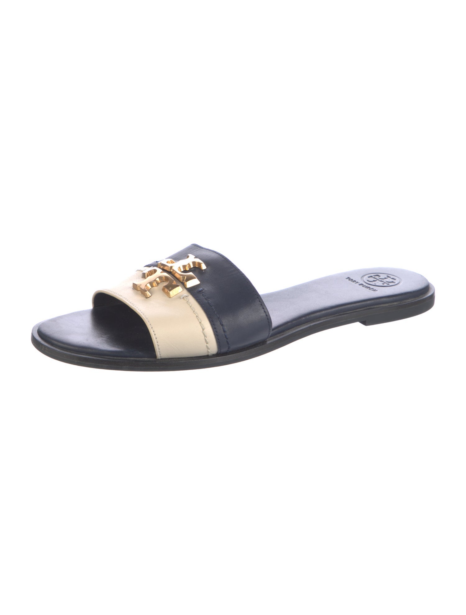 Tory Burch Leather Slides