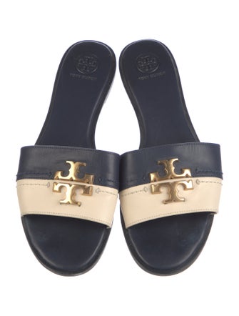 Tory Burch Leather Slides