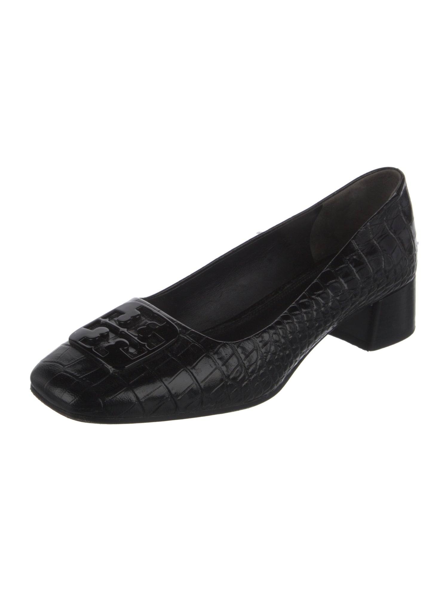 Tory Burch Embossed Leather Pumps