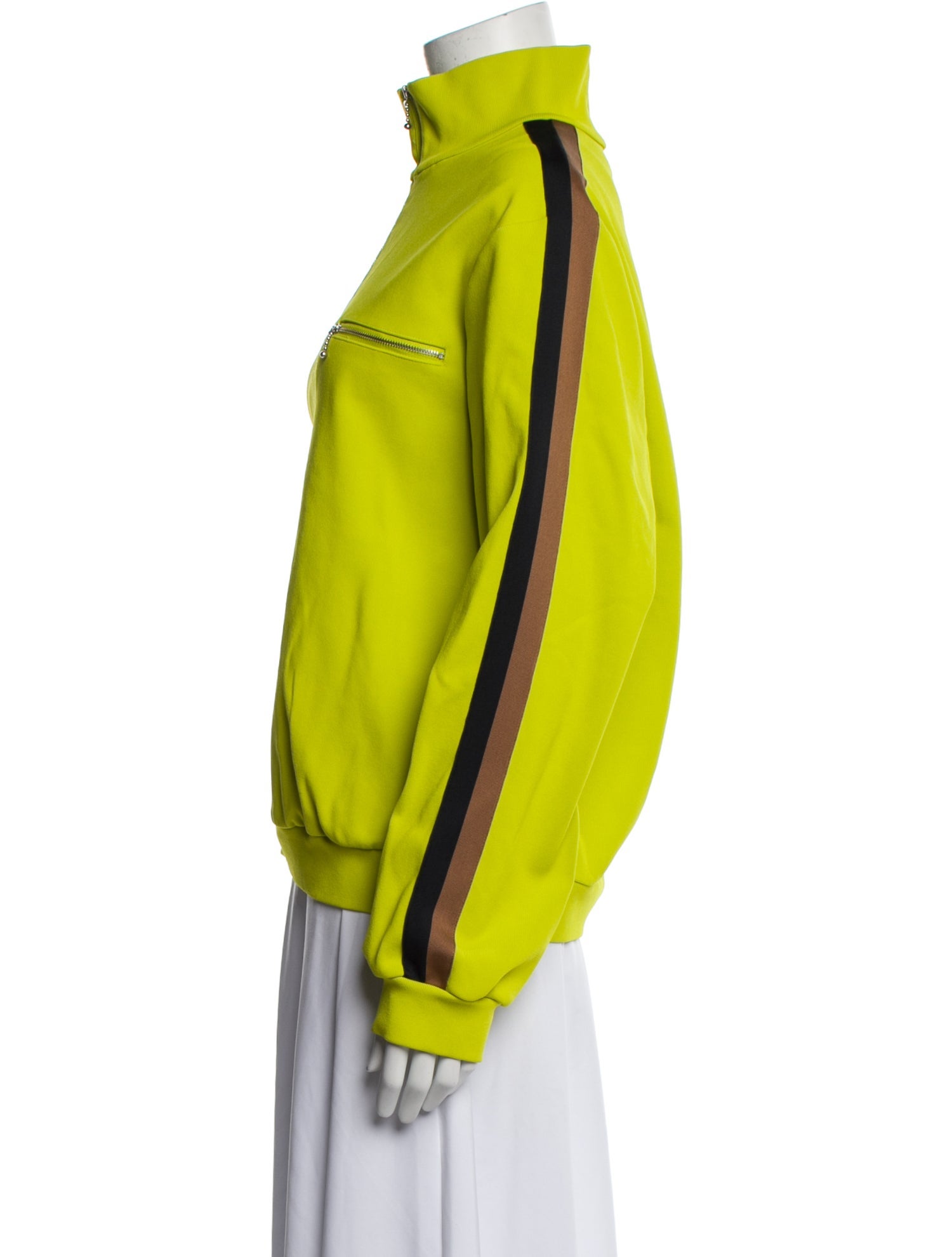 Tory Burch Mock Neck Long Sleeve Sweatshirt