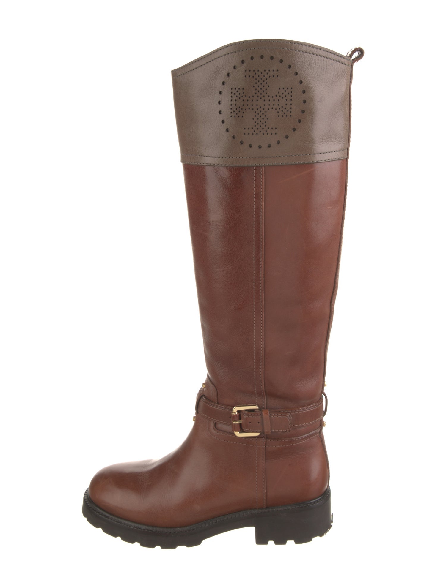 Tory Burch Leather Riding Boots