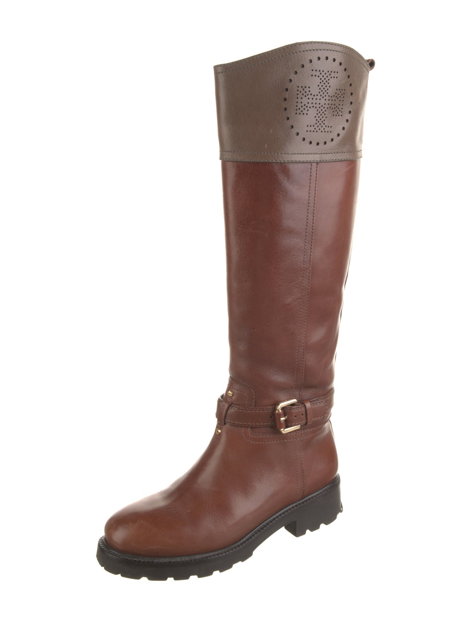 Tory Burch Leather Riding Boots