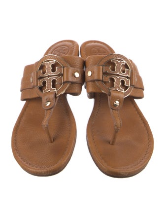 Tory Burch Leather Slides