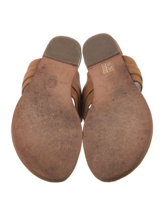 Tory Burch Leather Slides