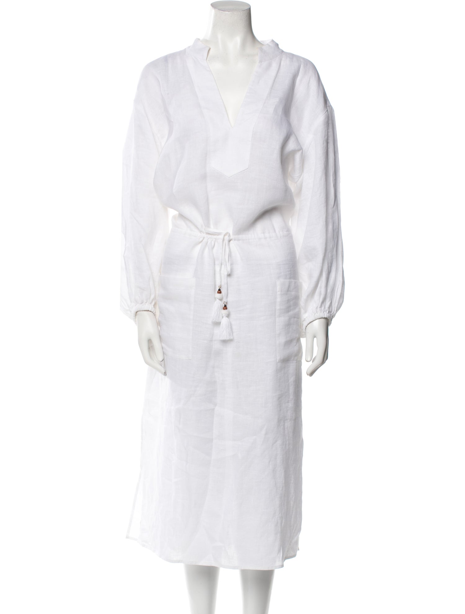Tory Burch Linen Long Dress