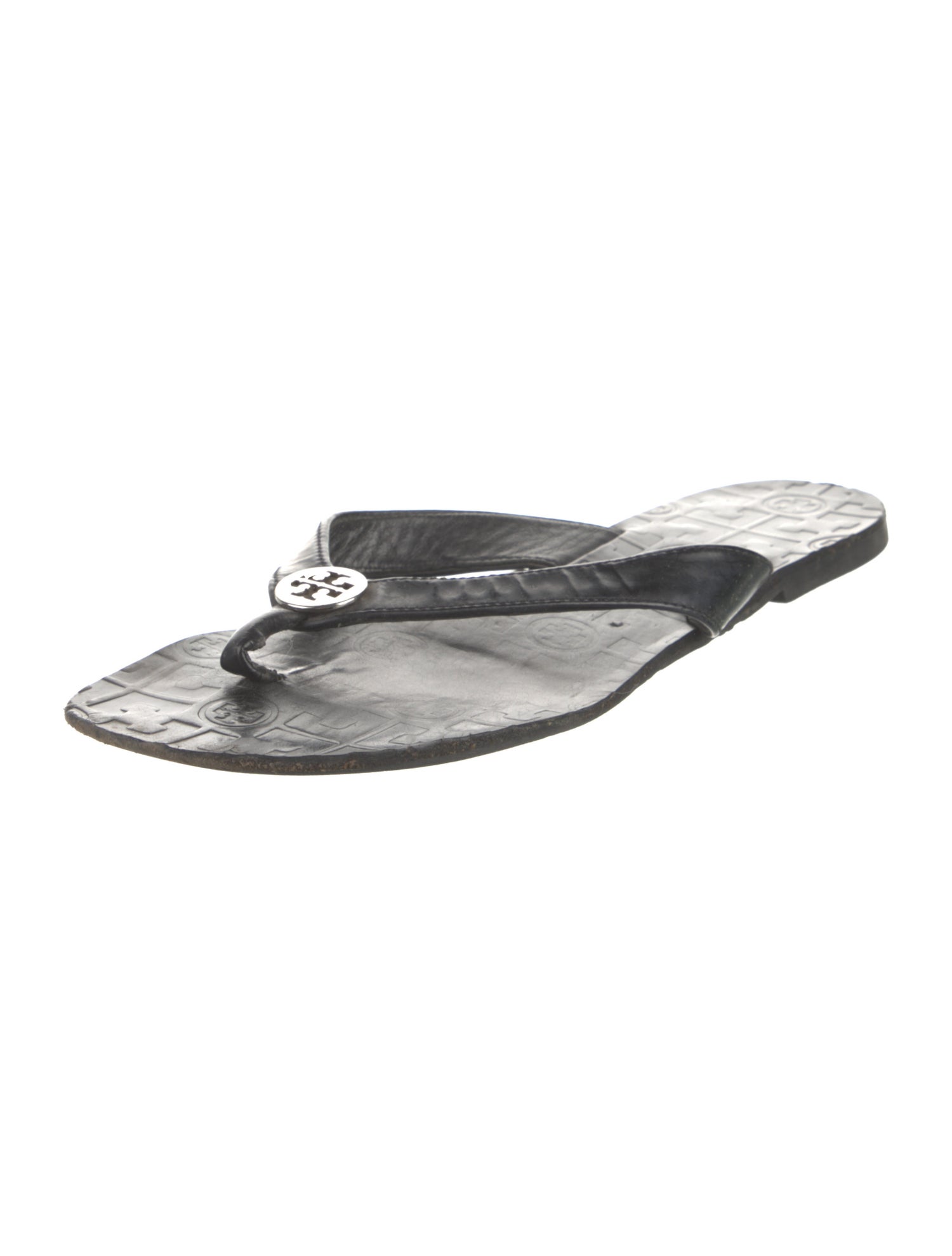 Tory Burch Leather Slides