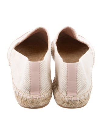 Tory Burch Signature Logo Canvas Espadrilles