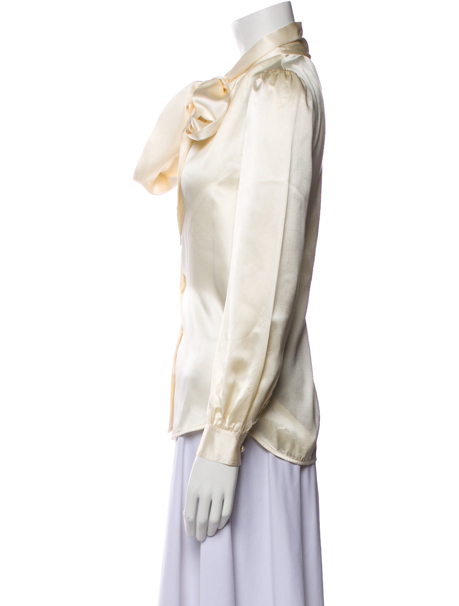 Tory Burch Silk Long Sleeve Blouse