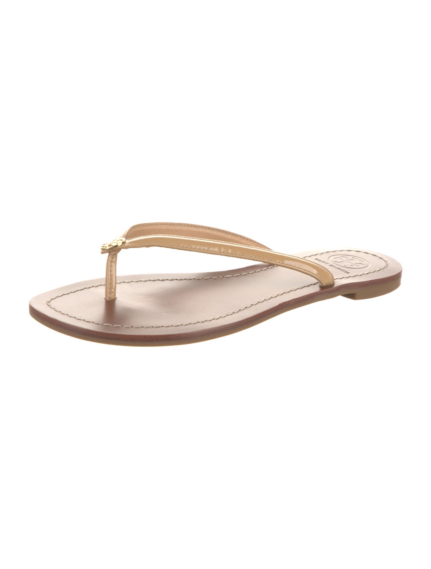 Tory Burch Patent Leather Slides
