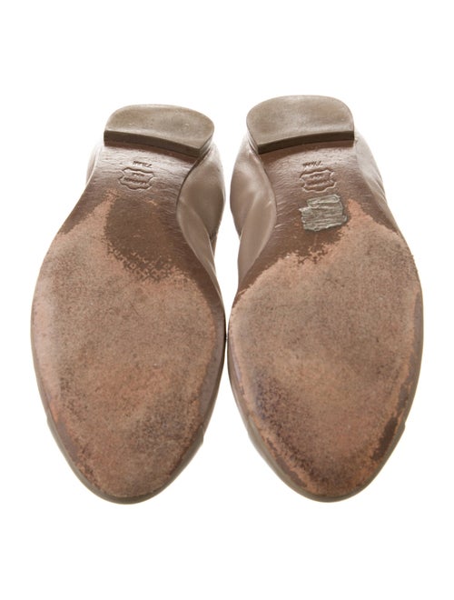 Tory Burch Signature Logo Leather Ballet Flats