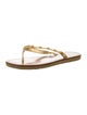Tory Burch Leather Flip Flops