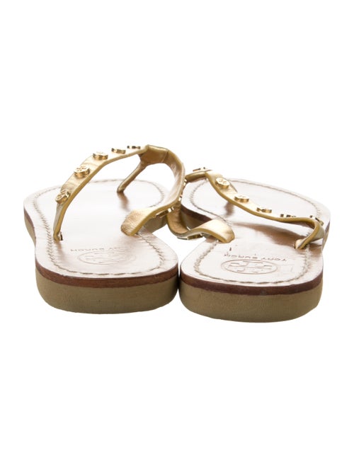 Tory Burch Leather Flip Flops