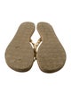 Tory Burch Leather Flip Flops