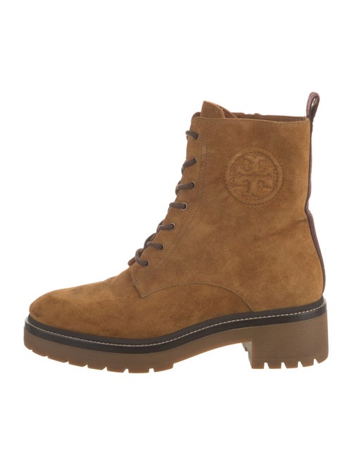 Tory Burch Suede Combat Boots