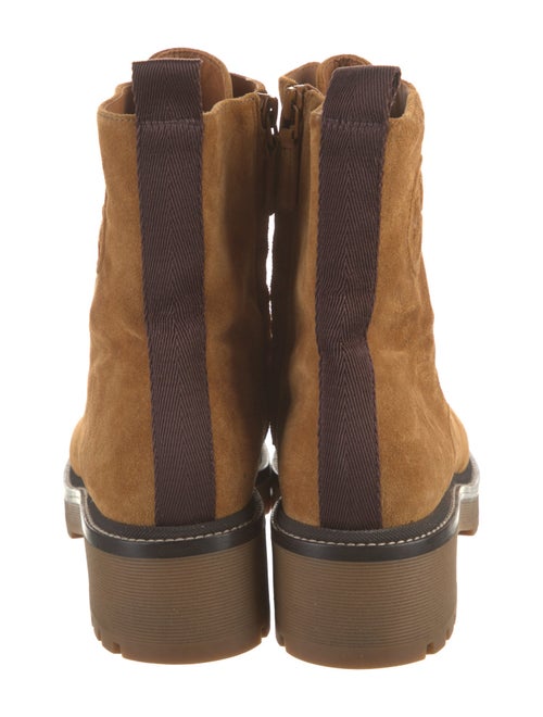 Tory Burch Suede Combat Boots