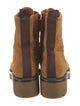 Tory Burch Suede Combat Boots
