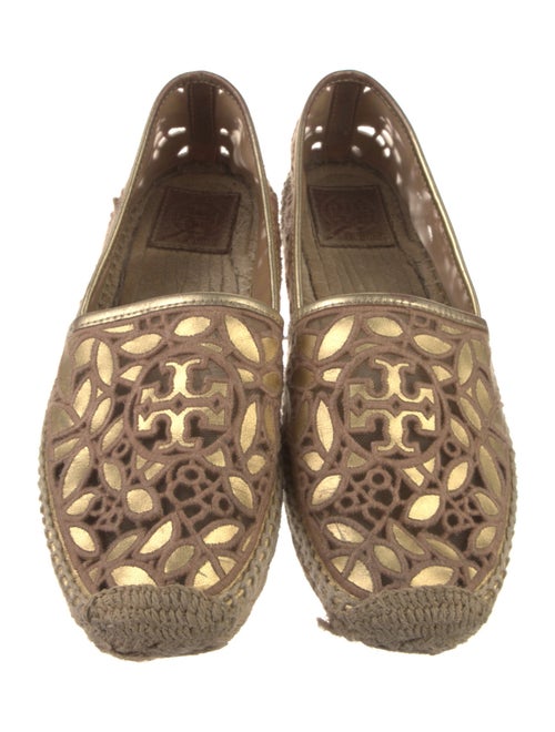 Tory Burch Mesh Floral Print Espadrilles