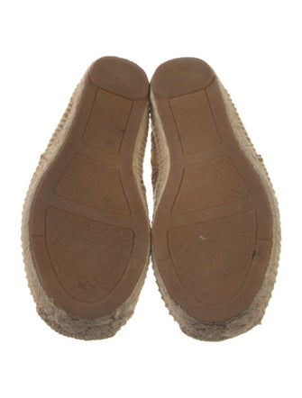 Tory Burch Mesh Floral Print Espadrilles