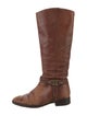 Tory Burch Leather Riding Boots