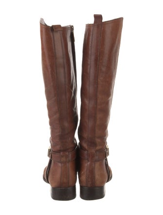 Tory Burch Leather Riding Boots