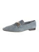 Tory Burch Suede Chain-Link Accents Loafers