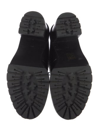 Tory Burch Tweed Printed Combat Boots